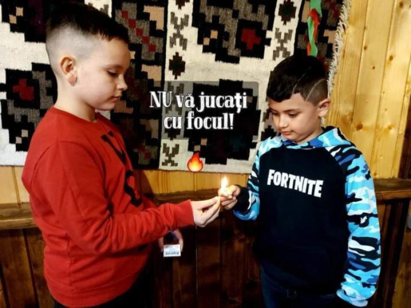 Incendiu la Buturugeni: O familie a scăpat de dezastru datorită intervenției rapide a pompierilor