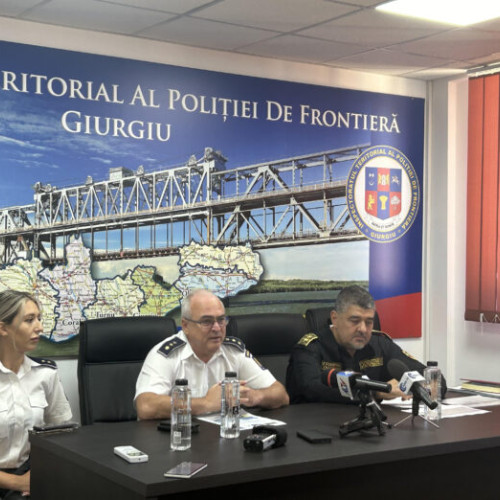 Conferință de presă la ITPF Giurgiu despre traficul la frontiera româno-bulgară