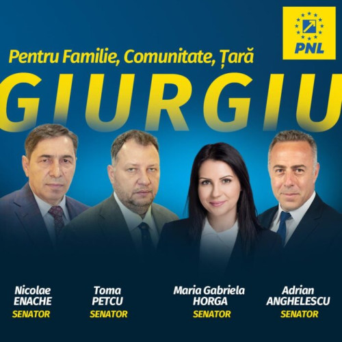 PNL își anunță candidații pentru alegerile parlamentare din Giurgiu