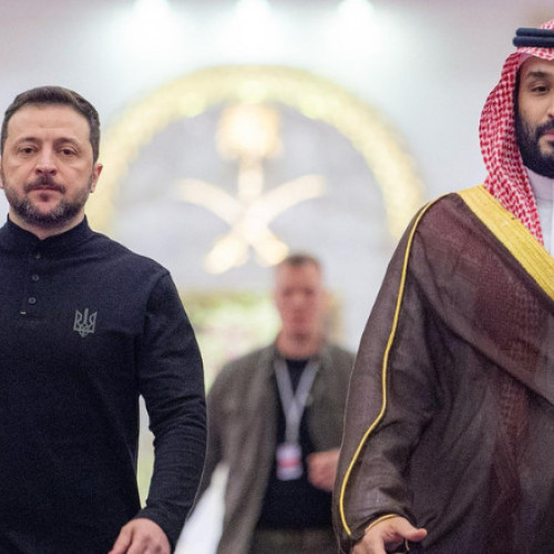 Zelenski se întâlnește cu prințul moștenitor al Arabiei Saudite