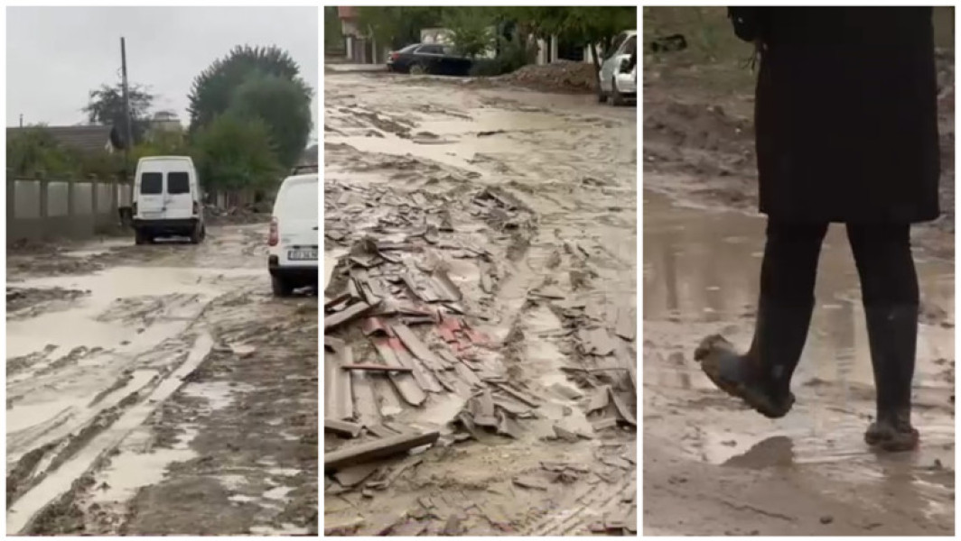 Periferia Craiovei, blocată în nămol din cauza lucrărilor la canalizare