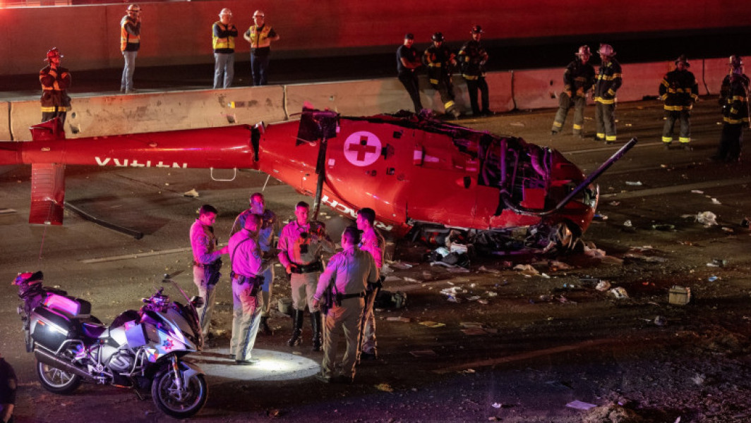 Accident grav cu elicopter medical în Sacramento: trei răniți în stare critică