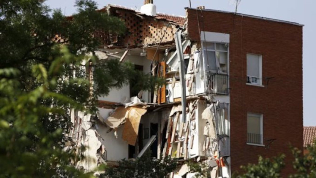 Clădire în renovare din centrul Madridului s-a prăbușit parțial, mai multe persoane sunt date dispărute