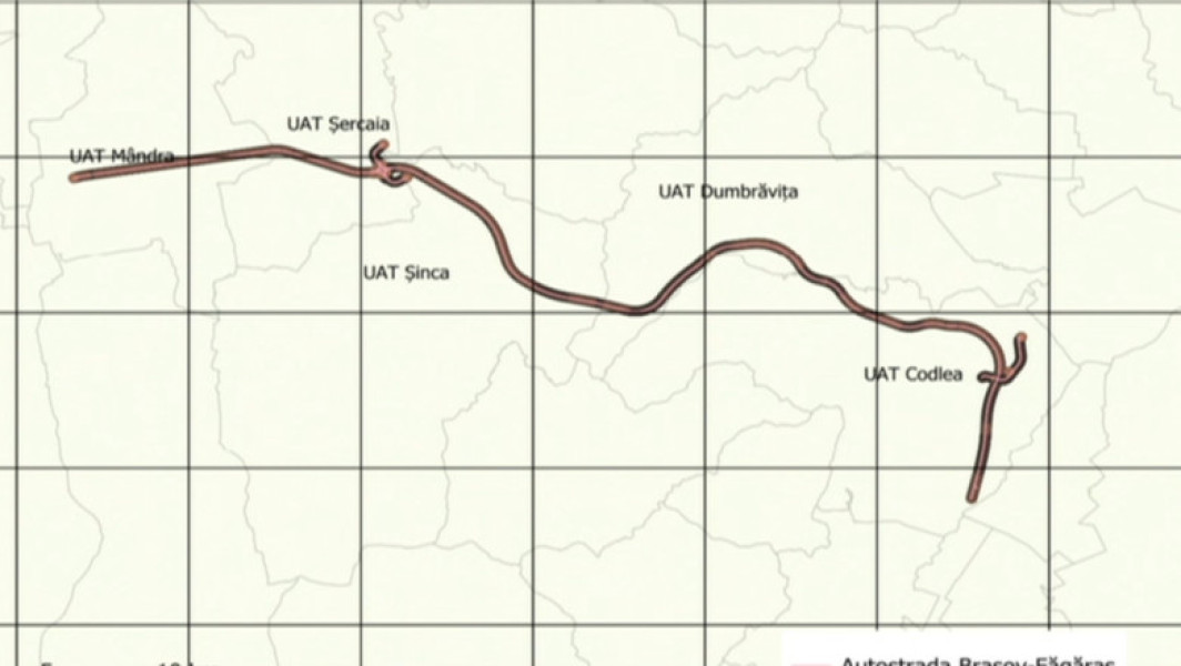 Construcția tronsonului Brașov-Făgăraș de pe autostrada Transilvania, estimată peste 10 miliarde lei
