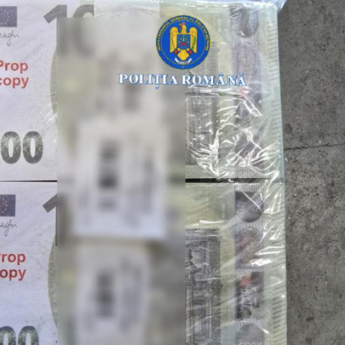 Bancnote contrafăcute cu inscripții de recuzită, descoperite în portul Constanța Sud