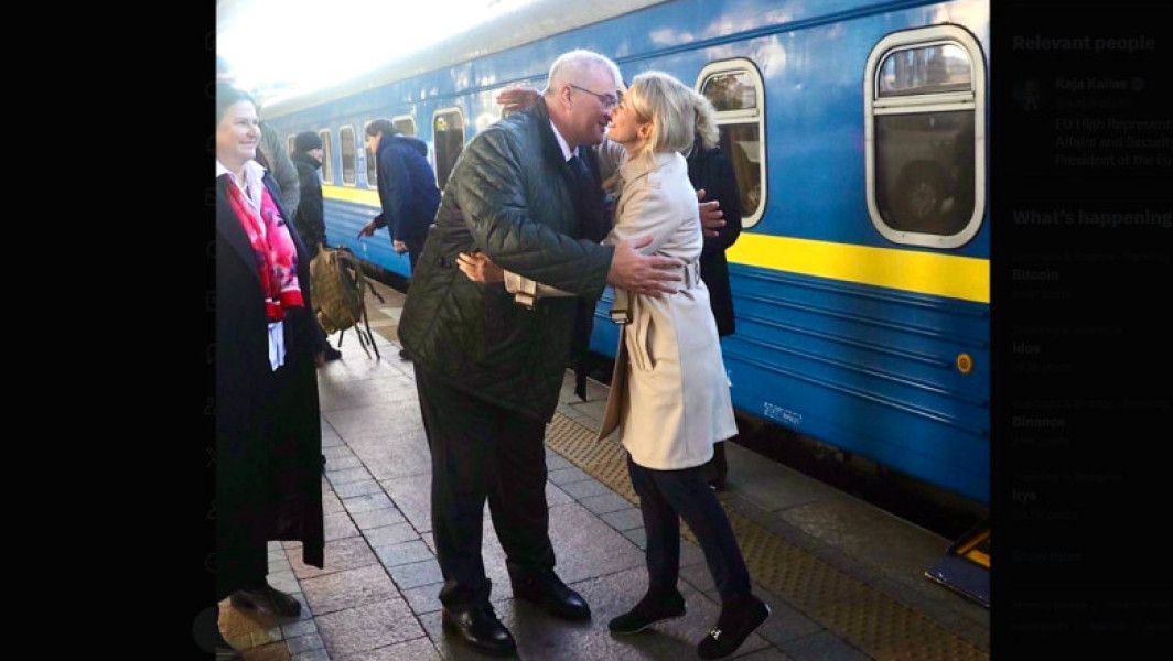 Kaja Kallas a efectuat o vizită surpriză la Kiev pentru sprijinul Ucrainei