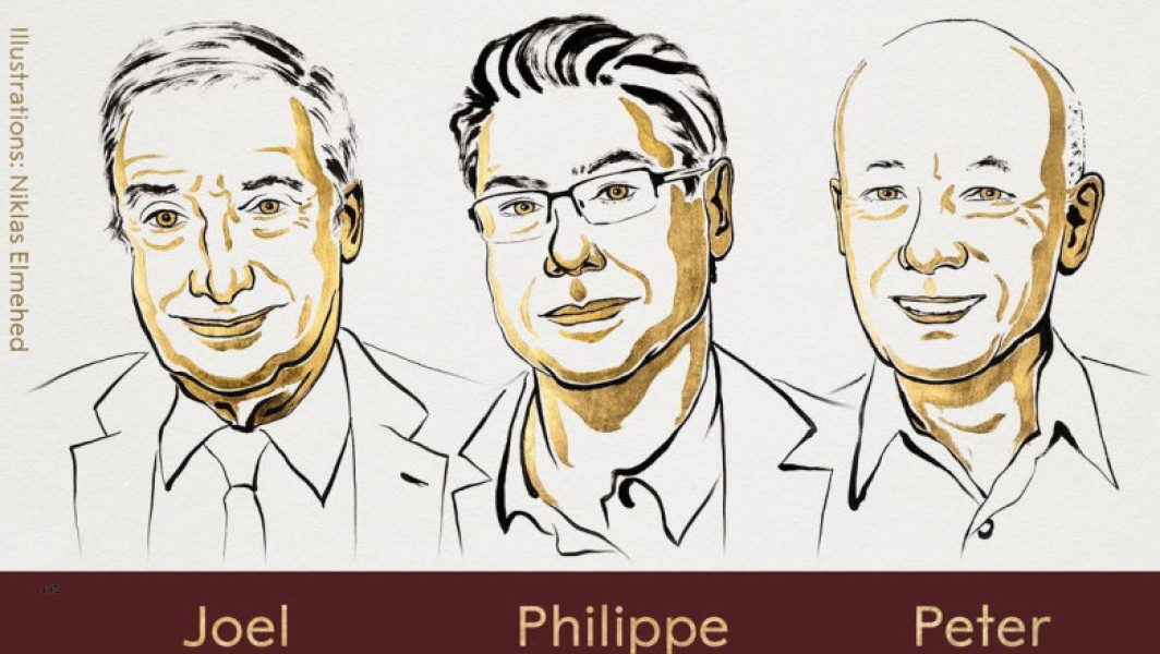 Joel Mokyr, Philippe Aghion și Peter Howitt, laureați ai premiului Nobel pentru economie 2025